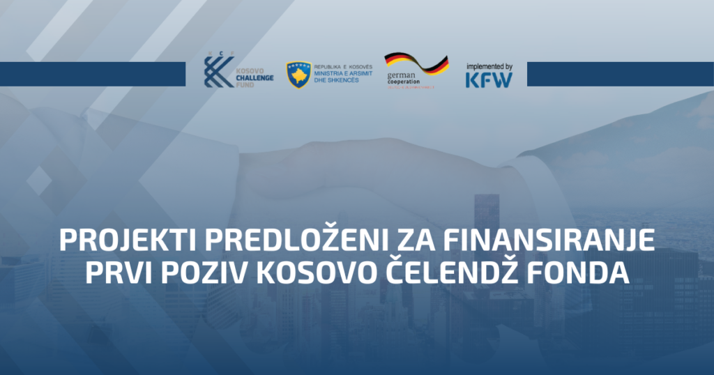projekti predloženi za finansiranje kosovo kcf
